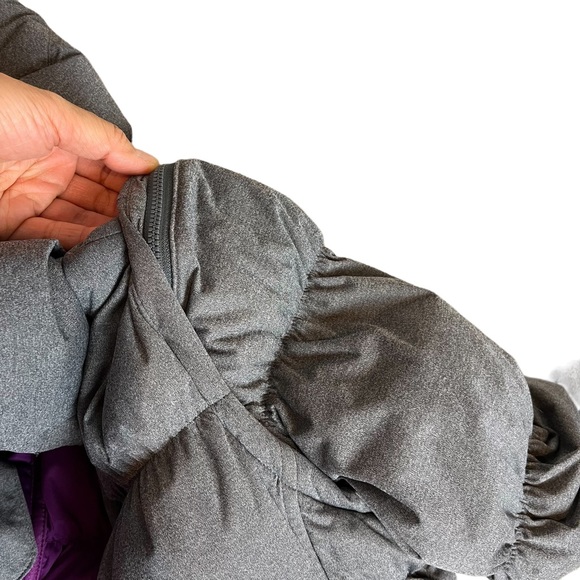 Athleta Limber convertible Goose Down Jacket gray size XS - Picture 8 of 15